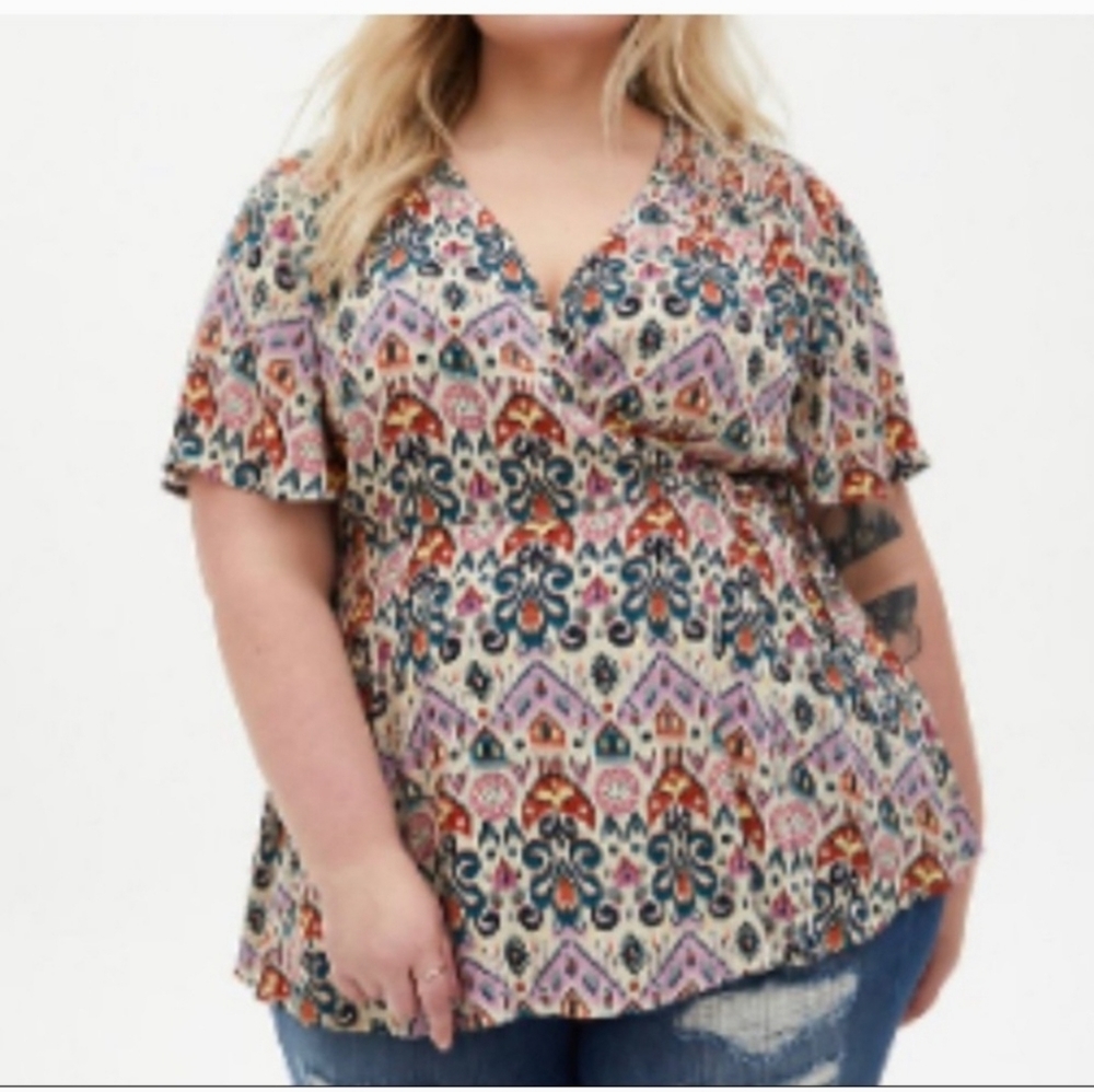 Torrid wrap top